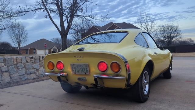 Cold Start - Exterior 1972 Opel GT