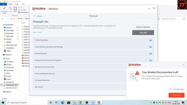 GTA gta game problem error while running the game antivirus blocking how to disable the antivirus