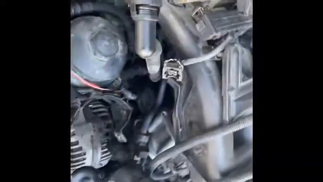 BMW 328i 1999 - 2003 coolant temperature sensor location