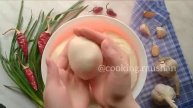 Чесночные пампушки. Сарымсақ қосылған нан