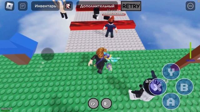 Пытаюсь пройти очень сложное обби [я хочу протестировать игру]