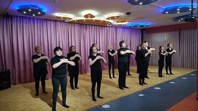 Витимские самоцветы детский сад "Колокольчик", композиция "Встанем"
