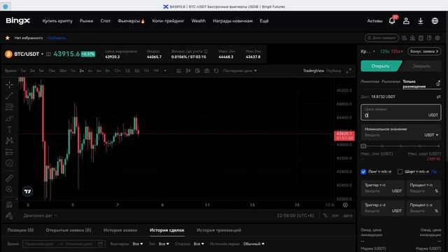 Полный обзор биржи BingX. Торговля криптовалюты на фьючерсах с нуля