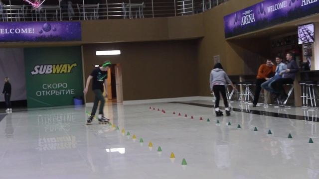 Виртуозная езда на роликах. Благовещенск, 2015.