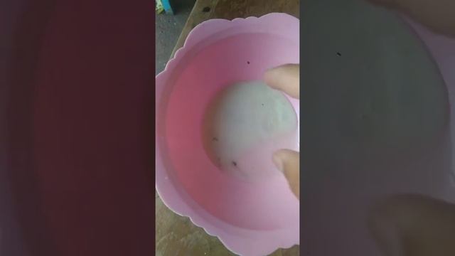 Лизун или слайм антистресс получился