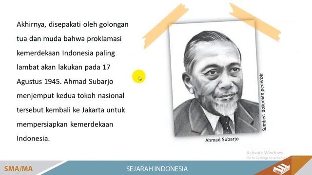 Proklamasi Kemerdekaan dan Terbentuknya Pemerintahan Indonesia
