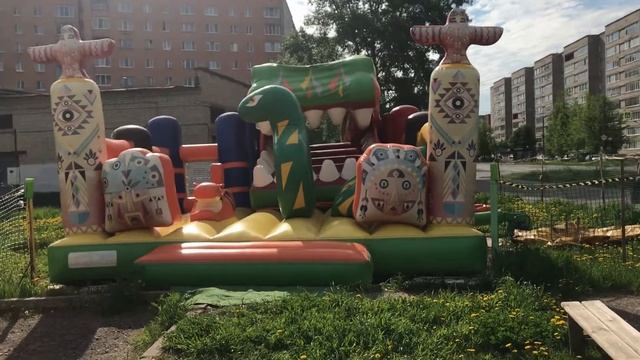 Комплекс батутов на Пустыре Глазов