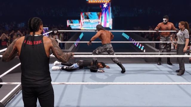 Tama Tonga & Tanga Loa Vs The Usos    #wwe2k24
