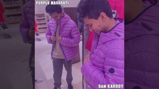 Purple Maserati