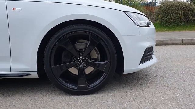 2017 17 Audi A4 Avant 1.4 TFSI Black Edition S Tronic Auto Estate White