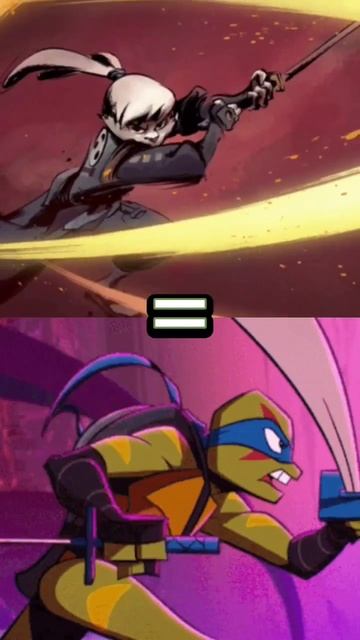 Yuichi Usagi Vs Leonardo (Samurai Rabbit Vs Rise Of The TMNT)