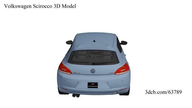 Volkswagen Scirocco 3D Model