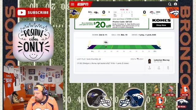 Broncos Vs Ravens Live With Eagle Fang (Live Reaction)