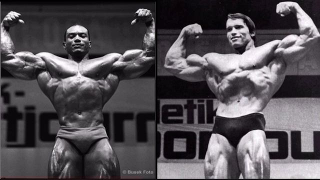 Arnold Schwarzenegger vs Sergio Oliva‼️ El Roble austríaco🇦🇹vs El Mito cubano🇨🇺 Comparación✅