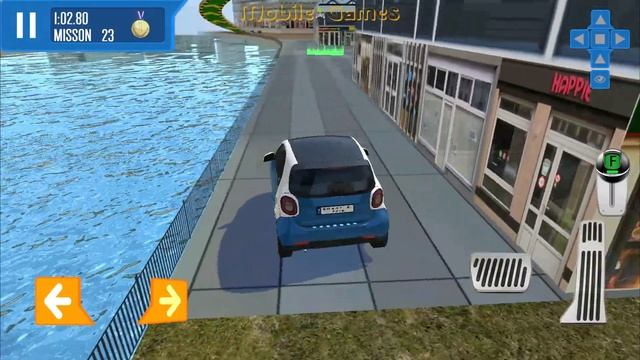 Smart Electric Car Driving - City Roof Car Parking 3D | Android Gameplay