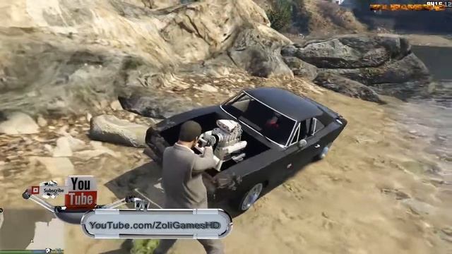 GTA V Fast and Furious 1970 Dodge Charger Crash Test Compilation