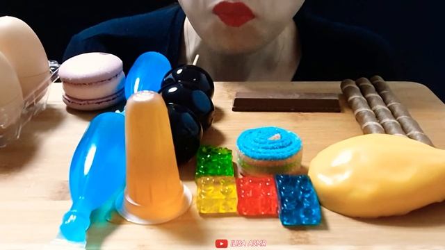 ASMR*뒤늦은 발렌타인 새콤달콤 젤리,초코 디저트 먹방*Valentine's Chocolate Snack Jelly Eating Show