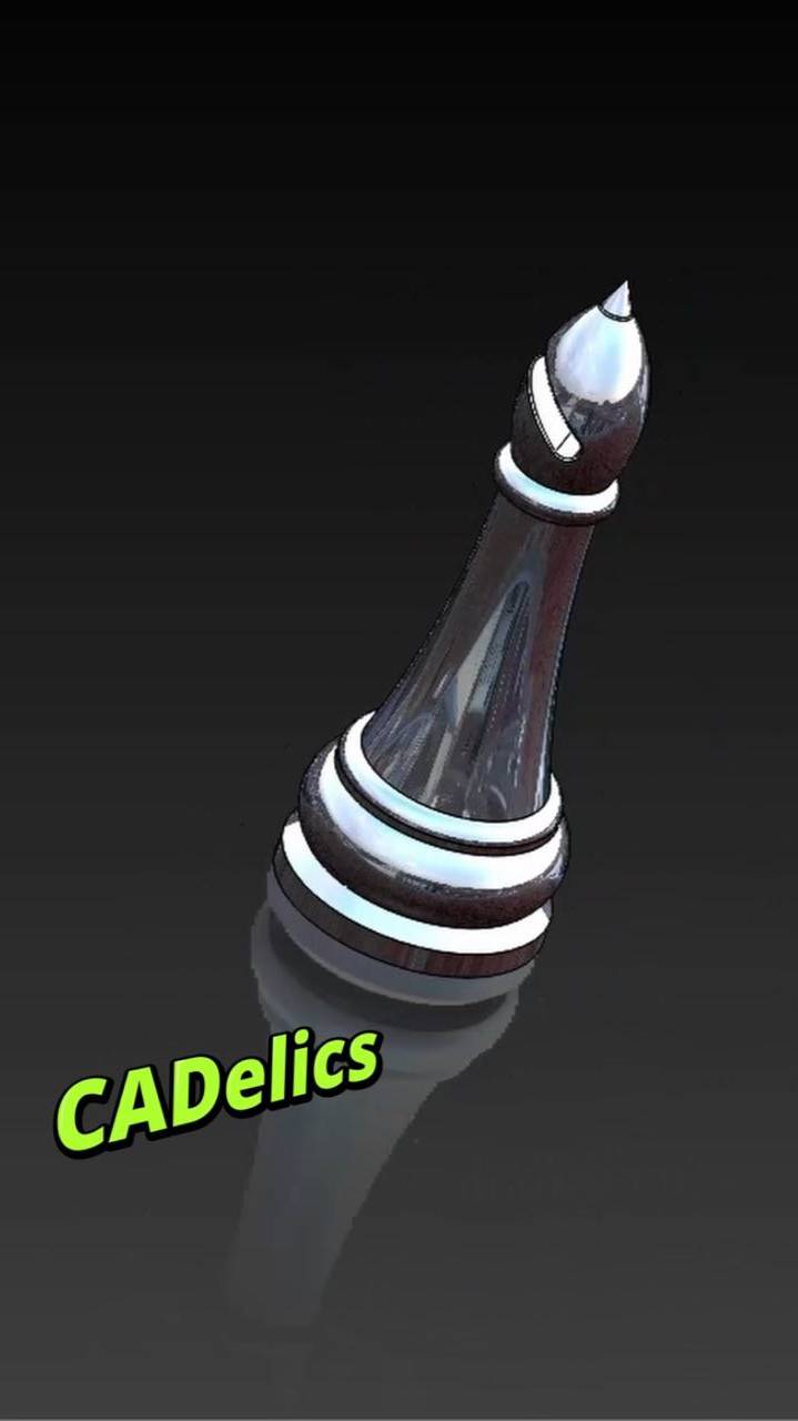 3D-моделирование шахматного слона в SolidWorks