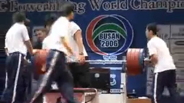 Metwaly Mathana 4th attempt 222.5 kg (Busan 2006)