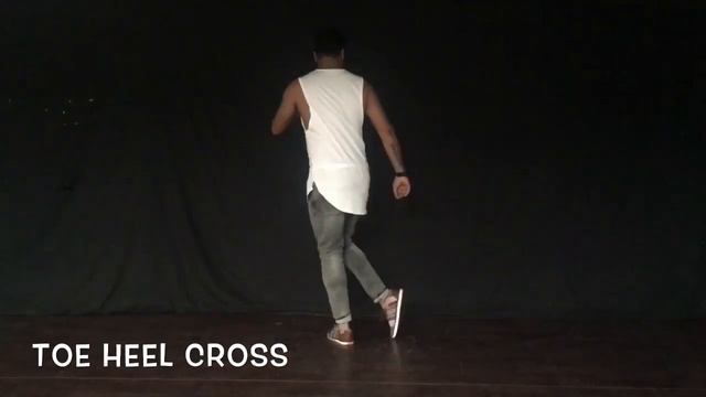 LEARN SALSA FOOTWORK : TOE HEEL CROSS