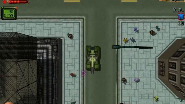 GTA 2 - 3 район, 5 миссия [Криш] Бегство от Переработки [Job #54]