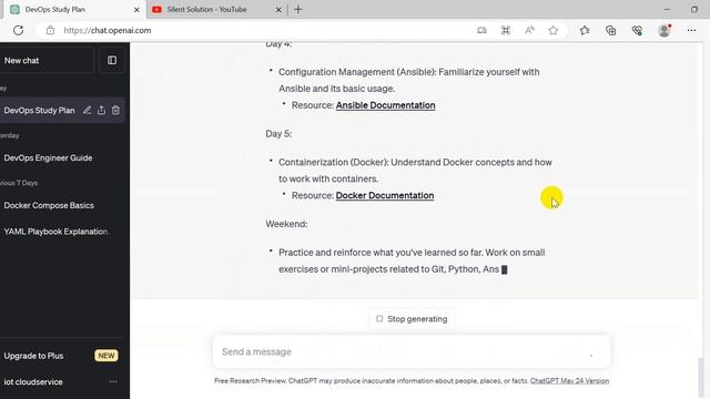 Chatgpt with DevOps Roadmap Full Guidelines With Examples