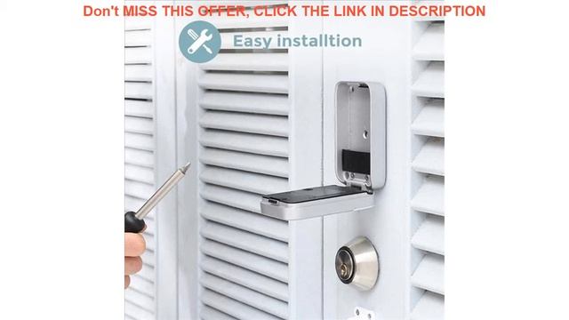 Review YEEUU K1 Smart Key Box Password / Fingerprint Bluetooth Support Tuya / Smartlife APP Aluminu