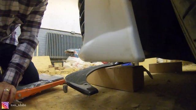 Vw T5 Sportline front spoiler fitting #diy #mod #campervan