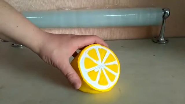 Игрушка большая сквиши "Лимон"