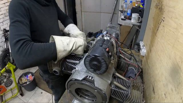 ЧЕТЫРЕХЦИЛИНДРОВЫЙ ДНЕПР МТ  ПЕРВЫЙ ЗАПУСК