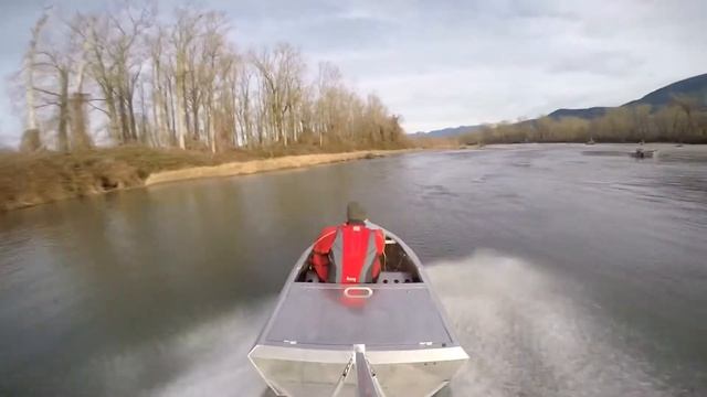 Vedder river 3nd test run   Emperor Mini jet boat