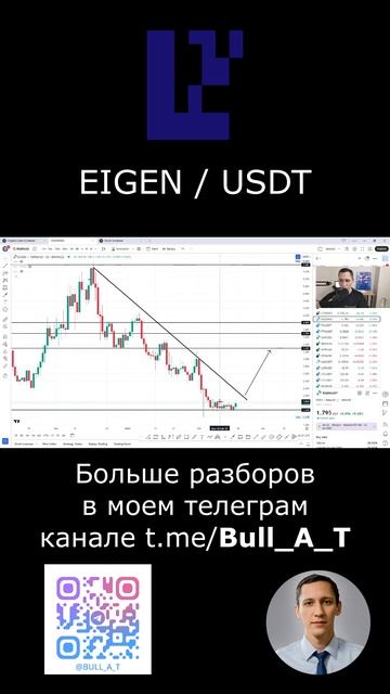 Обновление по EIGEN #shorts - аналитика,технический анализ #инвестиции #btc #альткоины #eigenlayer
