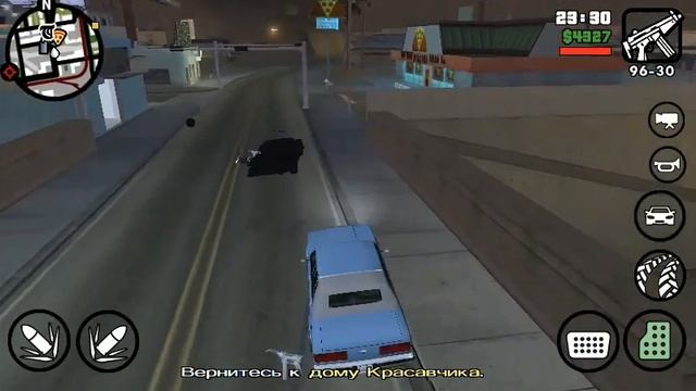 Прохождение игры Grand theft auto: San Andreas #5 Автокафе