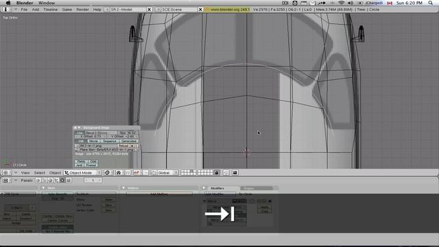 PlaneMaker-22-Blender-08 - Starting hi-detail windshield
