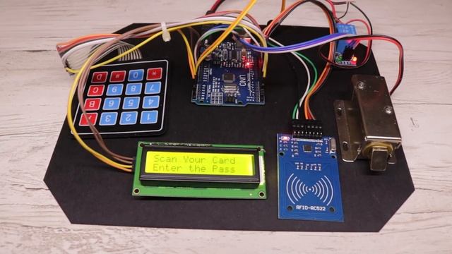 How to make RFID and Keypad based door lock using Arduino