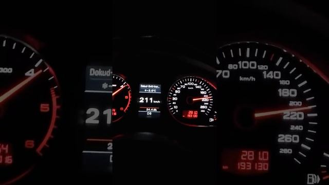 Audi A6 4F 3.0 TDI QUATTRO 176kW acceleration (normal)