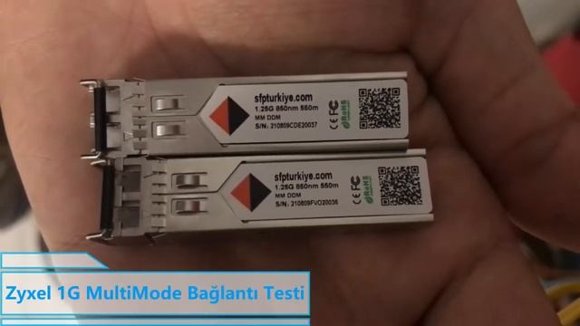 Arıza İddiasıyla Müşteriden Dönen Sağlam SFP Modüllerimizin Test Videosu