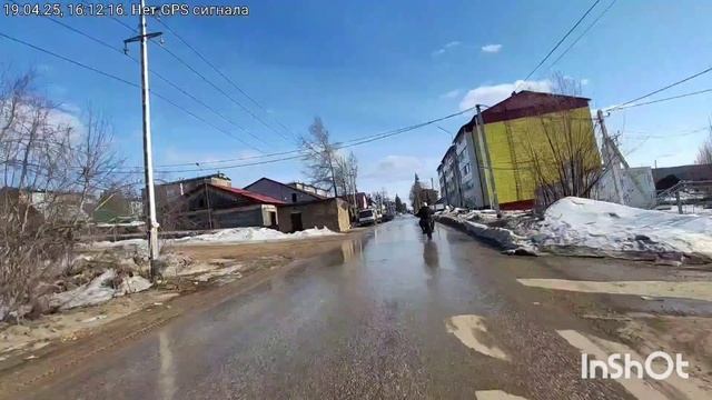 Открыл сезон. Пару кружков по поселку. #Регулмото #эндуро