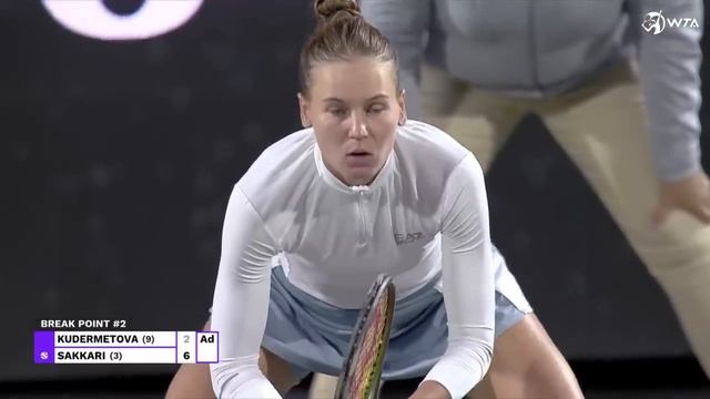 Veronika Kudermetova vs. Maria Sakkari | 2024 Charleston Quarterfinal | WTA Match Highlights