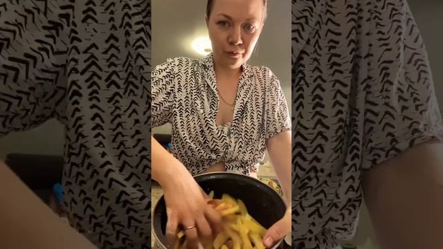 Картофель фри в духовке #картофельфри #рецептфри #блогер #буднимамы