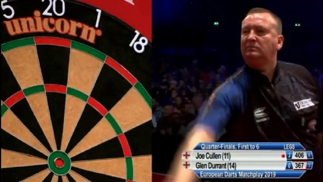 2019 European Darts Matchplay Quarter Final  Cullen vs Durrant