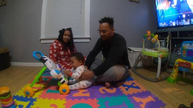Fisher Price Walker Zebra Review Vlog !!! Meet my family !!!