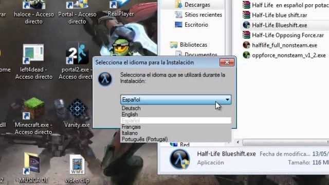 como descargar Half Life Blue Shift y Half Life Opposing Force