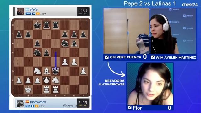 PEPE CUENCA se ENFRENTA a FLOR FERNÁNDEZ en un match SIN VER EL TABLERO! 😱