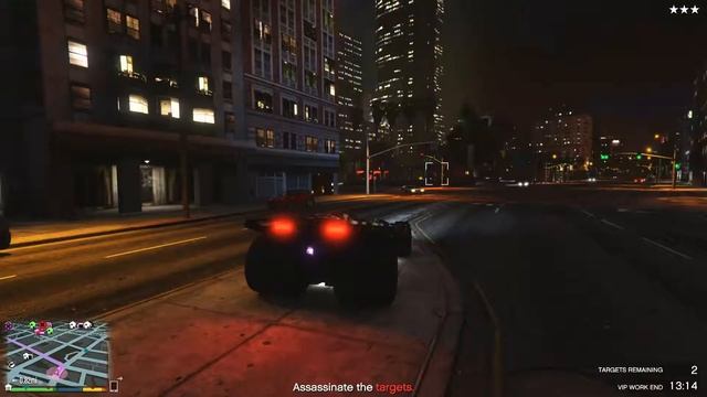 GTA Online doing head hunter with Vigilante