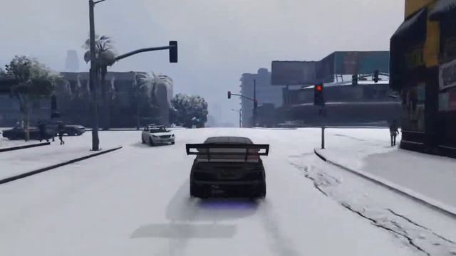 GTA OnLine 25/12/2015 Part 1 / Часть 1 The first snow has checked all of my machines:)
