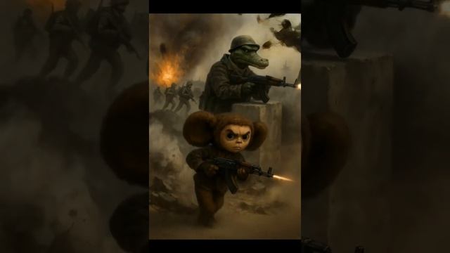 Чебурашка в огне