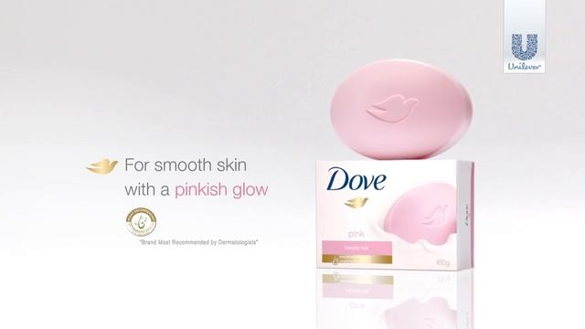 Get smooth skin with a pinkish glow with Dove Pink Bar!