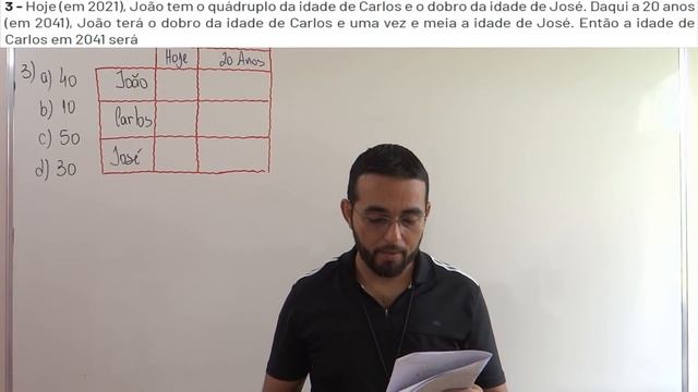 PET 1 Semana 3 l 2021 l 1º ano Ensino Médio l Matemática