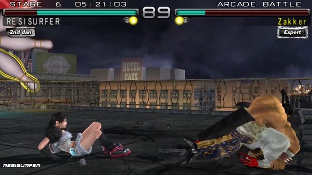 Xiaoyu ( Christie Moves ) Opponents Jack-5 Moves Ultra Hard Tekken 5 Dark Resurrection  4K 60 FPS
